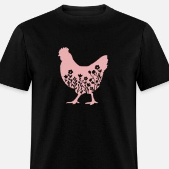 Tops - Floral chicken 